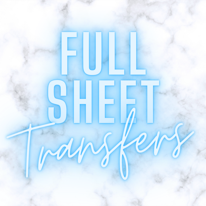 Full Sheet Transfers