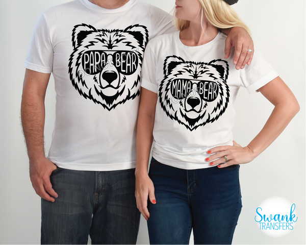 Family Bear - Mama / Papa / Baby INFANT-ADULT DTF (Direct To Film) Transfer