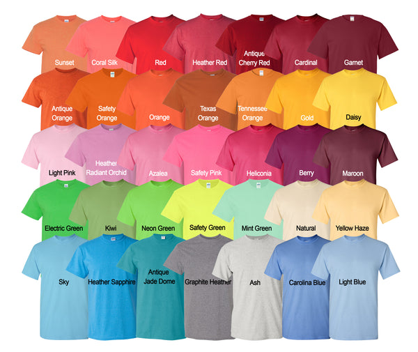 Maryland Screen Printing - Custom Shirt Colors