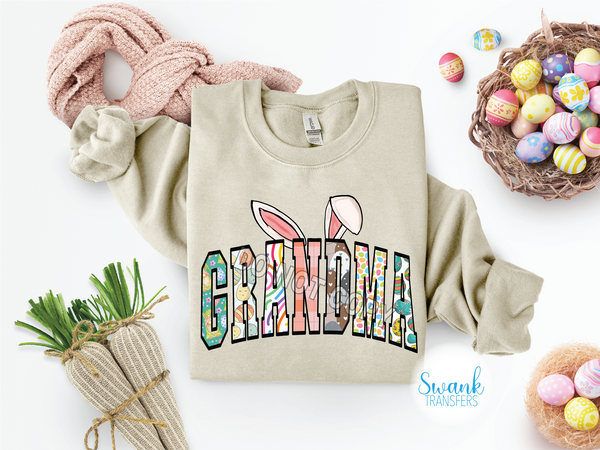Grandparent Bunny INFANT-ADULT DTF (Direct To Film) Transfer