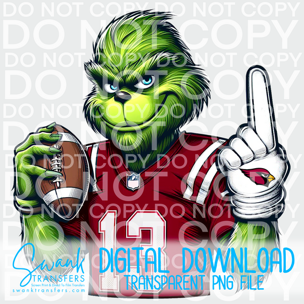 Greenie Team Player - PNG FILE DIGITAL DOWNLOAD