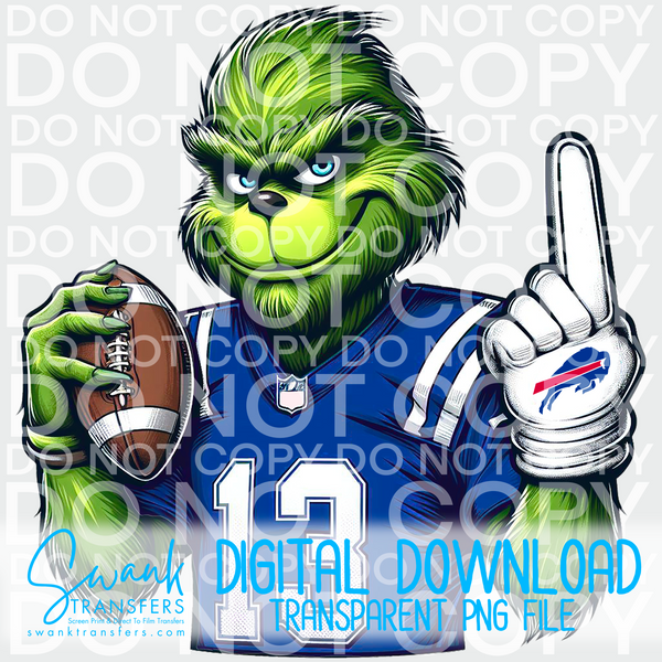 Greenie Team Player - PNG FILE DIGITAL DOWNLOAD