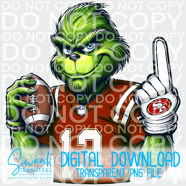 Greenie Team Player - PNG FILE DIGITAL DOWNLOAD