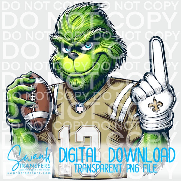 Greenie Team Player - PNG FILE DIGITAL DOWNLOAD