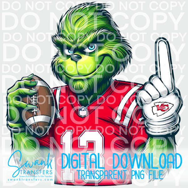 Greenie Team Player - PNG FILE DIGITAL DOWNLOAD