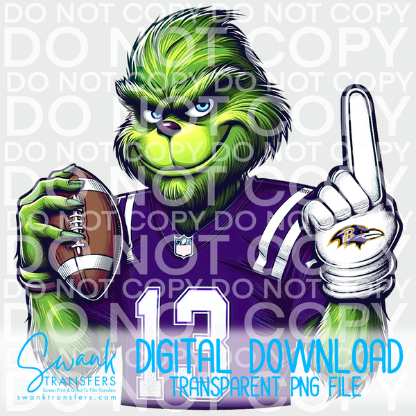 Greenie Team Player - PNG FILE DIGITAL DOWNLOAD