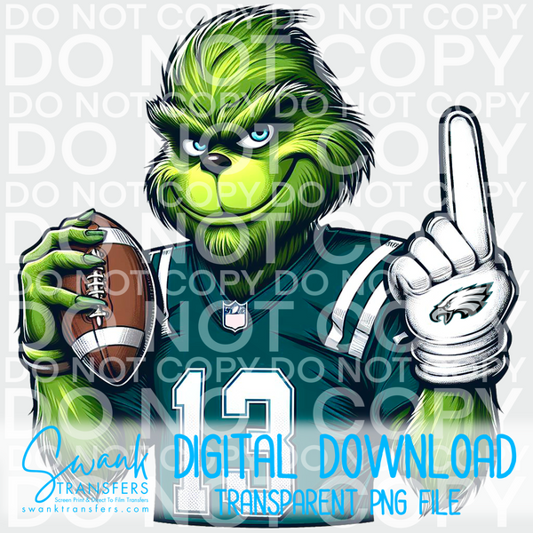 Greenie Team Player - PNG FILE DIGITAL DOWNLOAD