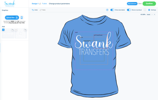 Design Your Own T-Shirt - Gildan 5000 Heavy Cotton Tee