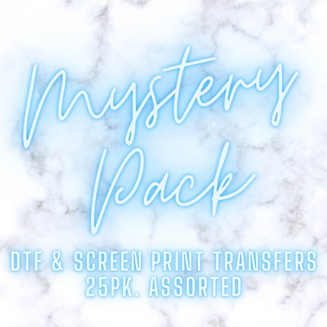 10pk Mystery Pack - Assorted DTF & Screen Print Transfers