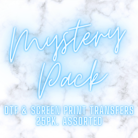10pk Mystery Pack - Assorted DTF & Screen Print Transfers