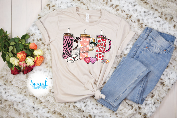 Trendy Love Cups INFANT-ADULT Full Color DTF (Direct To Film) Transfer