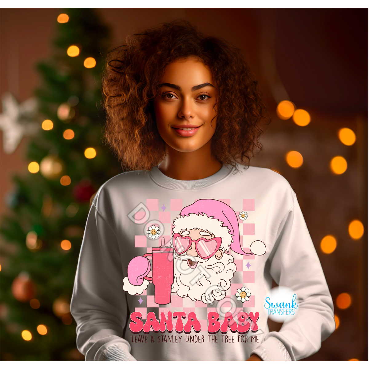 Santa Baby DTF (Direct To Film) Transfer Swank Transfers