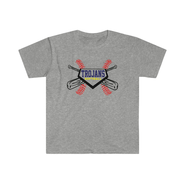 Trojans Softball Adult Unisex T-Shirt