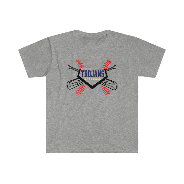 Trojans Baseball Adult Unisex T-Shirt