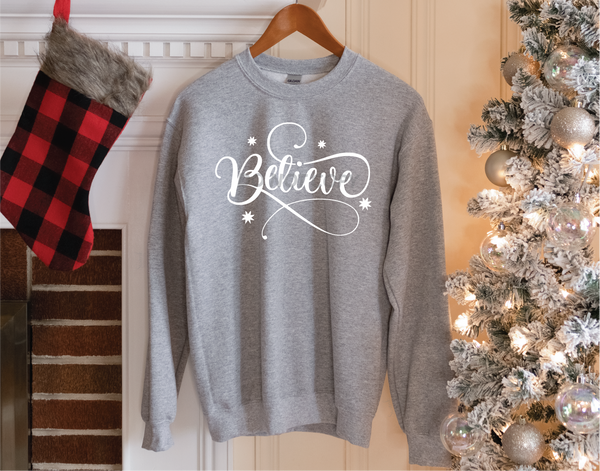 Believe Screen Print Transfer RTS