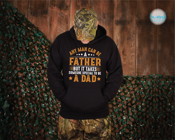 Any Man Can Be A Father Full Color DTF (Direct To Film) Transfer