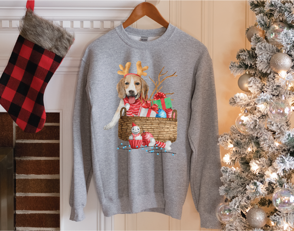 Christmas Dogs Full Color DTF (Direct To Film) Transfer