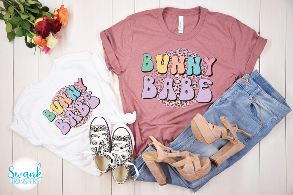Bunny Babe INFANT-ADULT DTF (Direct To Film) Transfer
