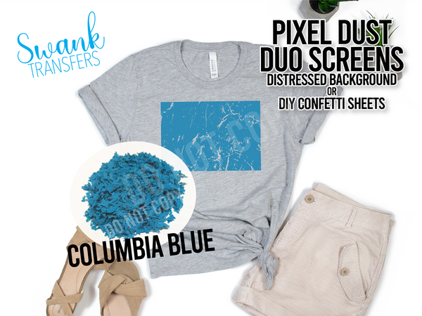 PIXEL DUST DUO Screens - DIY Screen Print Confetti/Background  RTS