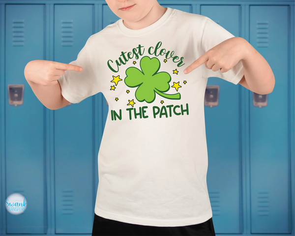 Cutest Clover In The Patch INFANT-ADULT Full Color DTF (Direct To Film) Transfer