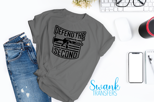 Defend The Second Screen Print Transfer RTS