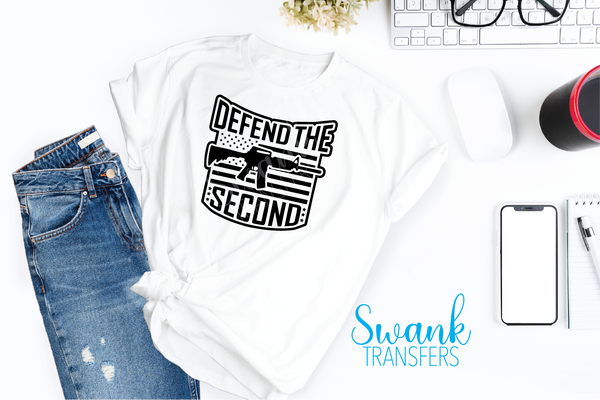 Defend The Second Screen Print Transfer RTS