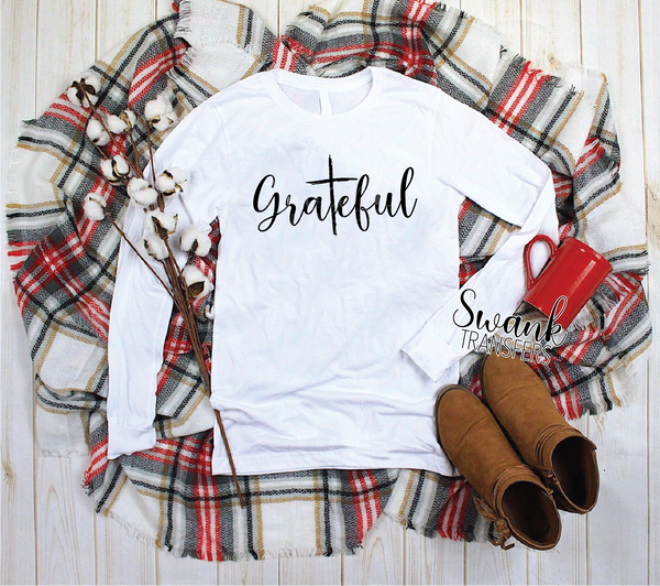 Grateful Cross Screen Print Transfer RTS