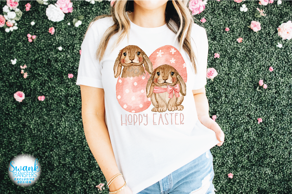 Hoppy Easter INFANT-ADULT Full Color DTF (Direct To Film) Transfer