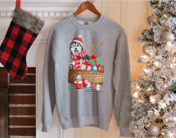 Christmas Dogs Full Color DTF (Direct To Film) Transfer
