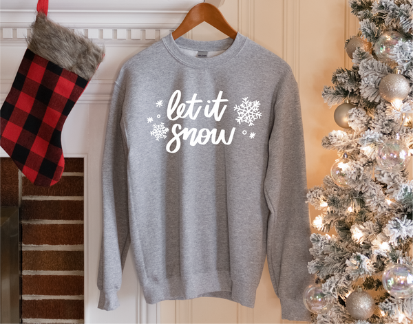 Let It Snow Screen Print Transfer RTS