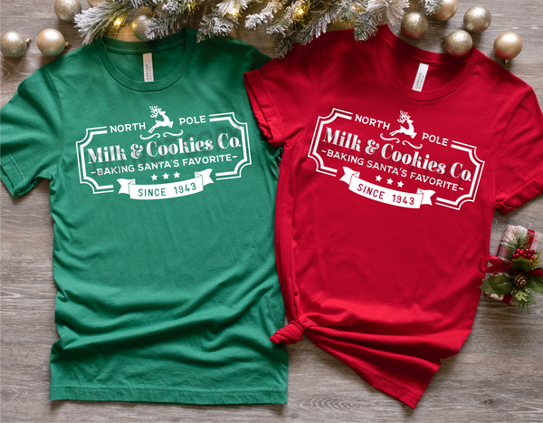 Milk & Cookies Co Screen Print Transfer RTS