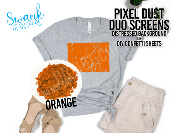 PIXEL DUST DUO Screens - DIY Screen Print Confetti/Background  RTS