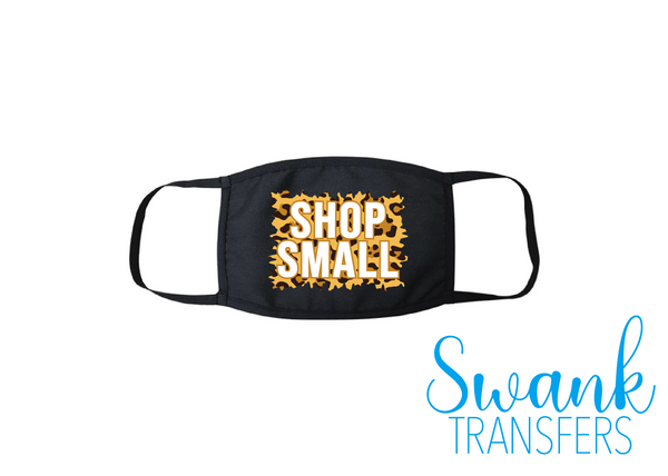 Leopard Shop Small Left Chest, Mask, Koozie Full Color Screen Print Transfer RTS