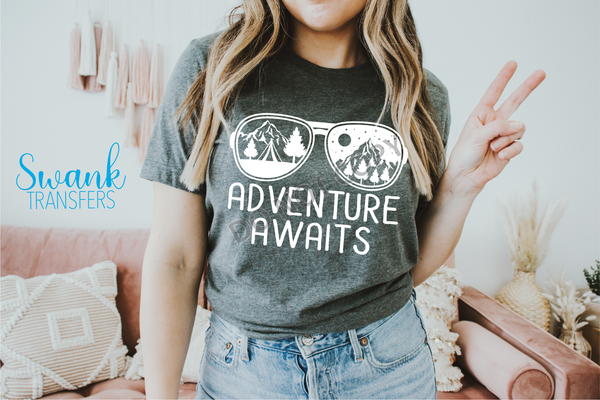 Travel Adventure Sunglasses DUO Screen Print Transfer RTS