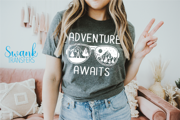 Travel Adventure Sunglasses DUO Screen Print Transfer RTS