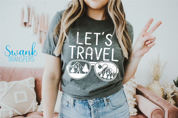 Travel Adventure Sunglasses DUO Screen Print Transfer RTS