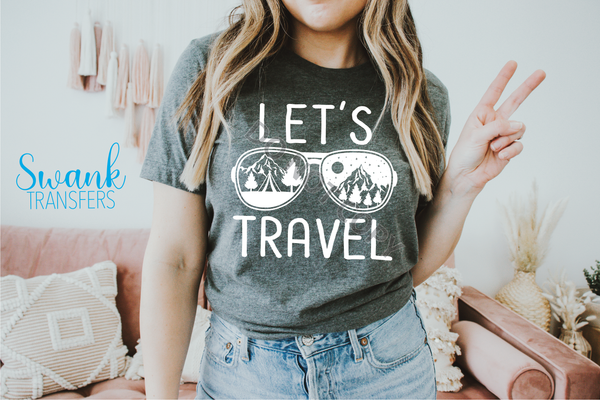Travel Adventure Sunglasses DUO Screen Print Transfer RTS