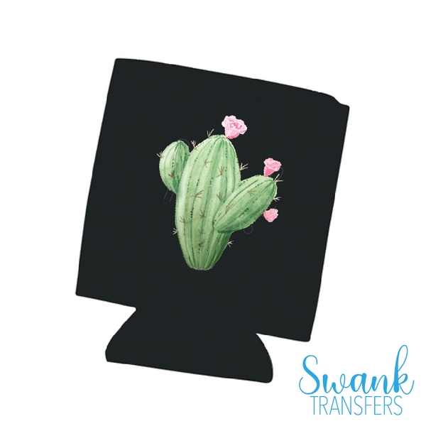 Cactus Left Chest, Koozie, Infant Full Color Screen Print Transfer RTS