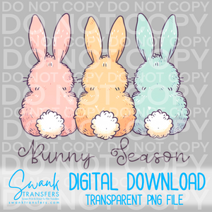 Bunny Season - PNG FILE DIGITAL DOWNLOAD