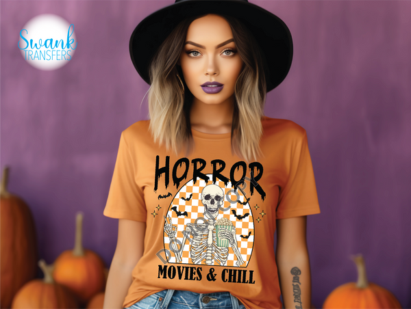 Horror Movies & Chill INFANT-ADULT DTF (Direct To Film) Transfer