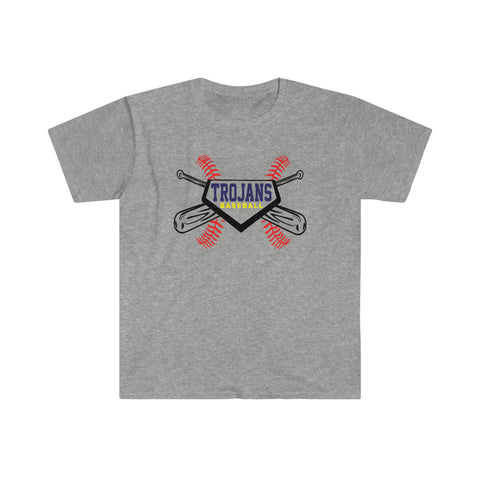 Trojans Baseball Adult Unisex T-Shirt