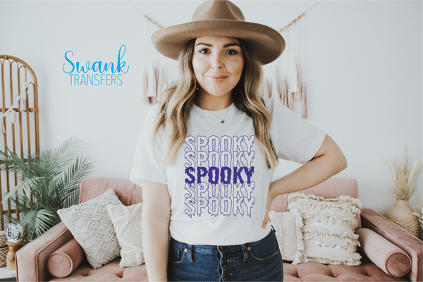 Spooky Spooky Spooky Screen Print Transfer RTS