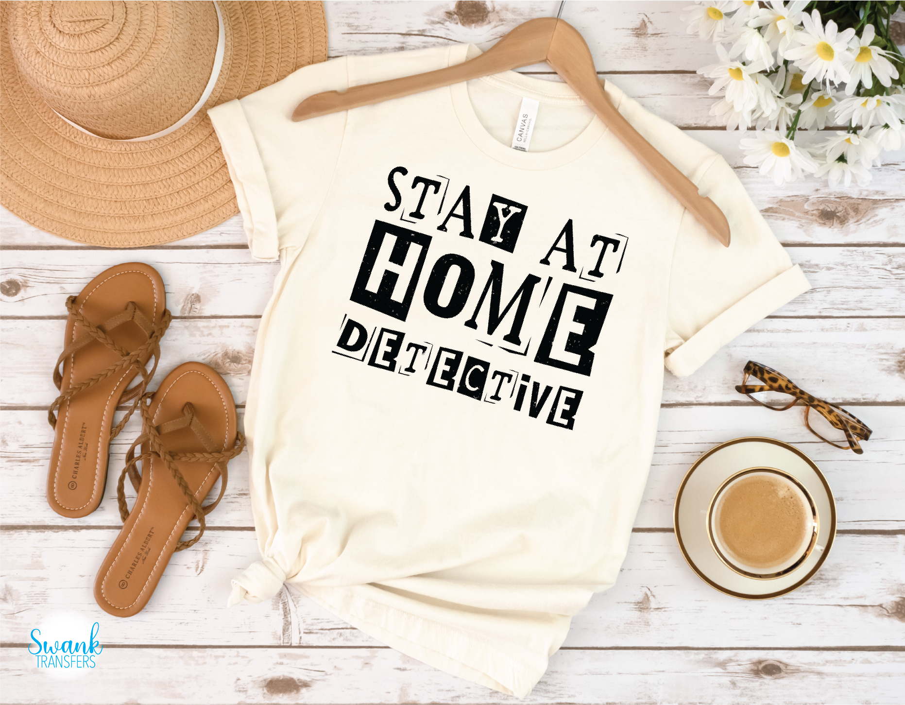 Stay At Home Detective TODDLER-ADULT Full Color DTF (Direct To Film) Transfer